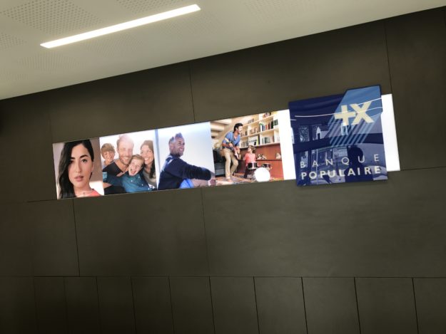 Cadre tissu lumineux